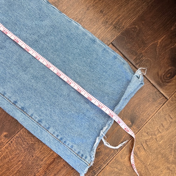Light Blue denim ripped disstressed jeans - Picture 7 of 11